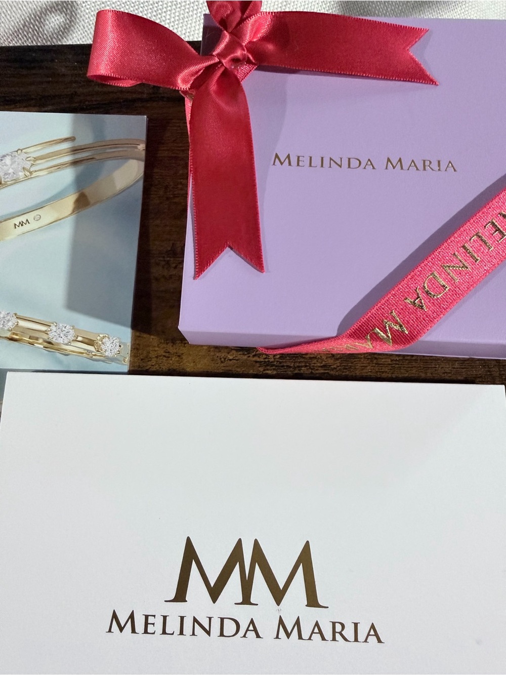 Melinda Maria What Dreams Are Made Of Necklace Gold Blue Opal N5070 NWT